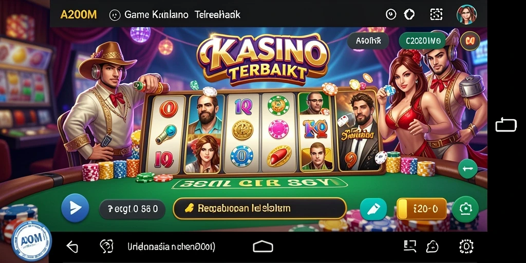 Tampilan gameplay A200M yang seru dan mendebarkan.