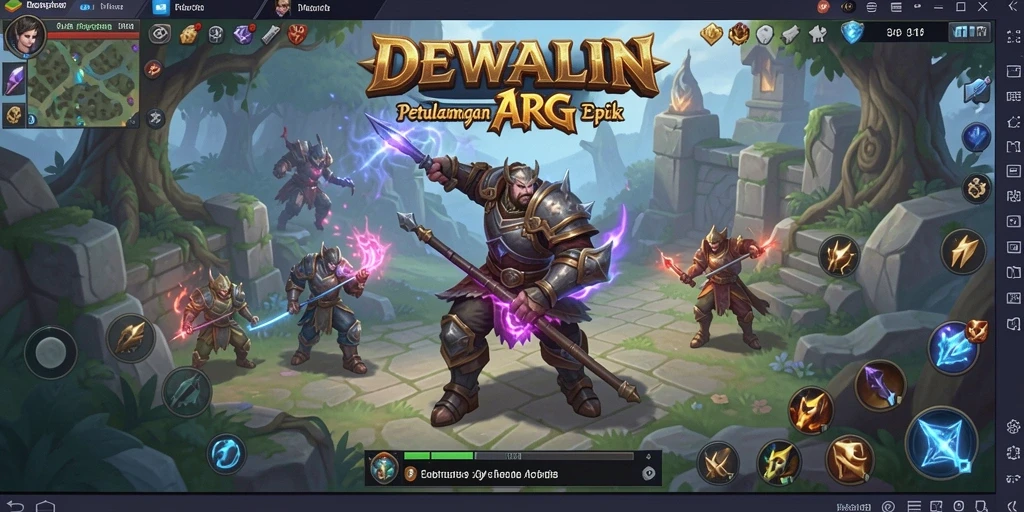 Screenshot gameplay DEWALIN menampilkan aksi pertarungan yang mendebarkan dan grafis menawan.