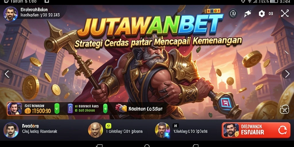 Tampilan gameplay seru JUTAWANBET yang menantang.