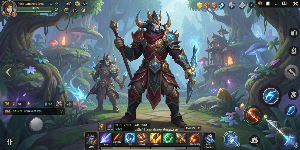 Tangkapan layar gameplay NA777 yang menunjukkan aksi seru MMORPG.