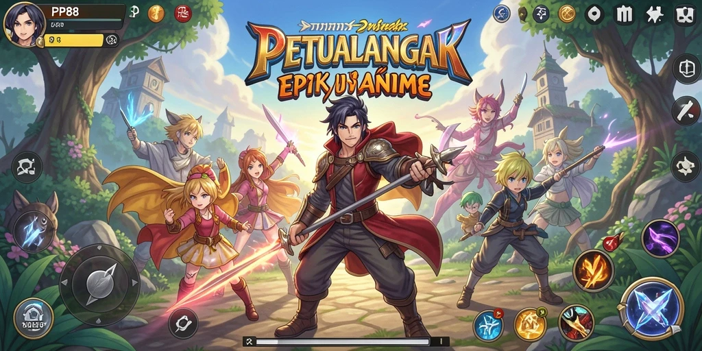 Tampilan menarik dari gameplay Anime yang penuh aksi.
