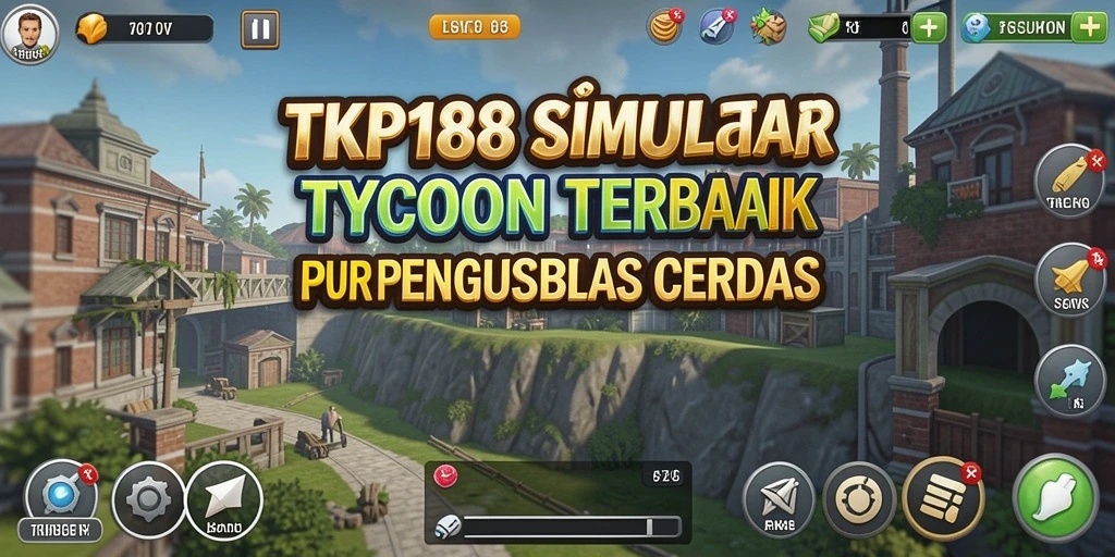 Gameplay TKP188 yang menantang dan mendidik tentang bisnis Tycoon.