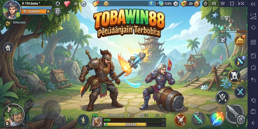 Gameplay seru di dunia terbuka TOBAWIN88 dengan grafik menawan.